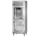 image of Traulsen RHT132NUT-HHG 26" 1-Section Reach-In Refrigerator w/ 2 Glass Half-Doors, Top Mount, 21.57 cu. ft.