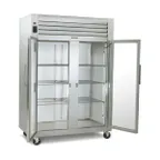 image of Traulsen RHT232N-FHG 52" 2-Section Reach-In Refrigerator w/ 2 Glass Doors, Remote, 46.9 cu. ft.