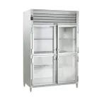 image of Traulsen RHT232N-HHG 52" 2-Section Reach-In Refrigerator w/ 4 Glass Half-Doors, Remote, 46.9 cu. ft.