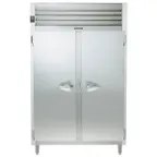 image of Traulsen RHT232NUT-FHS 52" Two Section Reach-In Refrigerator w/ 2 Solid Doors, Top Mount, 46 cu. ft.