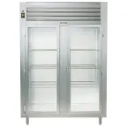 image of Traulsen RHT232WUT-FHG 58" Two Section Reach-In Refrigerator w/ 2 Glass Doors, Top Mount, 51.4 cu. ft.