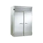 image of Traulsen RI232LP-COR01 2-Section Roll-Thru Heated Holding Cabinet, 80.2 cu ft, Stainless Steel, Solid Doors, Digital Thermometer