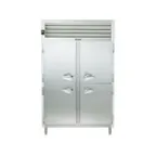 image of Traulsen RLT226WUT-HHS 58" 4-Half Solid Door Reach-In Freezer, Top Mounted, 40 cu. ft., Stainless Steel