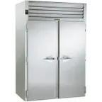 image of Traulsen RRI232LUT-FHS 68" Roll-In Refrigerator w/ 2 Solid Doors, Self-Contained, All Stainless Steel, 73.5 cu. ft.