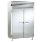 image of Traulsen RW232WP-COR01 2-Section Heated Holding Cabinet, 55.8 cu ft, Stainless Steel, Solid Doors, Pass-Thru