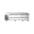 image of Traulsen TE072LT 72" 4 Drawers Spec-Line Freezer Chef Bases w/ Marine Edge
