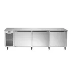image of Traulsen TU100HT 100" 3-Door Undercounter Refrigerator, Stainless Steel, Front Breathing, 30 cu. ft.