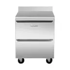 image of Traulsen UHT32-D-SB 32" 1-Section Undercounter Refrigerator w/ 2 Drawers, 8 cu. ft.
