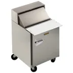 image of Traulsen UPT3212-R-SB 32" 1-Door Sandwich and Salad Prep Table, 12 Pans, Stainless Steel