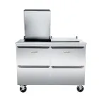 image of Traulsen UST7224-DD 72" 4-Drawer Sandwich and Salad Prep Table, 24 Pans, Stainless Steel
