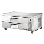 image of True TRCB-52-HC 51" 2 Drawers Refrigerated Chef Base, (6) 12" x 20" Pan Capacity