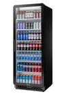 image of True CVM-27-HC~EGC01 30" 1-Section Glass Door Merchandiser Refrigerator in Black, 27 cu. ft.