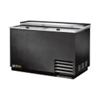 image of True T-50-GC-HC 49" Black Glass & Plate Chiller, 250 Mugs Capacity