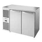 image of True TBR48-RISZ1-L-S-SS-1 48" Stainless Steel Back Bar Refrigerator with LED Interior Lighting