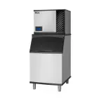 image of True TCIM-530-HA1-A/TIB-530-A Air Cooled Half Cube 560 lb Ice Machine with Bin, 450 lb Storage