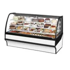 image of True TDM-R-77-GE/GE-S-W 77" Refrigerated Bakery Display Case, Stainless Steel