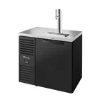 image of True TDR36-RI 36" One Section Draft Beer Cooler, Black, 115 Volts
