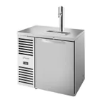 image of True TDR36-RISZ1-L-S-S-1 36" Stainless Steel Draft Beer Keg Cooler, One Section