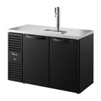 image of True TDR52-RI 52" Two Section Draft Beer Cooler, LED Lighting, 115 Volts