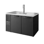image of True TDR60-PT 60" Two Section Pass-Thru Draft Beer Cooler, LED Lighting