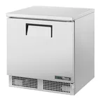 image of True TFT-32-HC 32" 1-Section Worktop Refrigerator w/ 1 Door, Front Breathing 