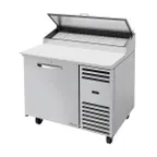 image of True TPP-AT-44-HC~SPEC3 44" Refrigerated Pizza Prep Table w/ 1 Door, (6) 1/3 Pans