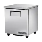 image of True TUC-27C-HC 27" 1-Section Undercounter Refrigerator w/ 1 Solid Door