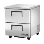 image of True TUC-27D-2-HC 27" 1-Section Undercounter Refrigerator w/ 2 Drawers