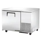 image of True TUC-44-HC 44" 1-Section Undercounter Refrigerator w/ 1 Solid Door