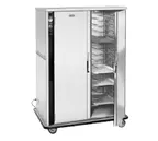 image of FWE TS-1418-33 Stainless Steel 33 Tray Heated Meal Delivery Cart w/ 3 Doors