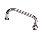 image of T&S Brass 059XM Nozzle, Swivel, 6" Long, Standard, Stream Regulator Outlet