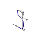 image of T&S Brass 0RK-SK Hose Reel Connector Kit, 18" Riser