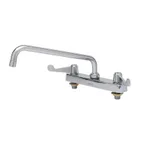 image of T&S Brass 5F-8CWX10 Equip Workboard Faucet, Swivel, 8", Deck Mount