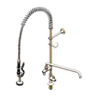 image of T&S Brass 5PR-1S18 Equip Pre-Rinse Unit, Single Hole, Deck Mount