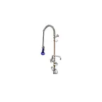 image of T&S Brass B-0113-A06-B08 Easyinstall Pre-Rinse Unit, Deck Mount Mixing Faucet