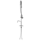 image of T&S Brass B-0113-A12B-TEE Easyinstall Pre-Rinse Unit, Single Hole Base