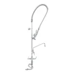 image of T&S Brass B-0113-ADF08-B Easyinstall Pre-Rinse Unit, Single Hole Base