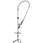 image of T&S Brass B-0113-BJ Easyinstall Pre-Rinse Unit, Spring Action Gooseneck