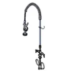 image of T&S Brass B-0113-V Easyinstall Pre-Rinse Unit, Spring Action, Single Hole Base