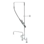 image of T&S Brass B-0121-12-CRBJ Easyinstall Pre-Rinse Unit, with Add-On Faucet