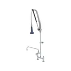 image of T&S Brass B-0123-12-CRB8P Easyinstall Pull Down Pre-Rinse Unit, Deck Mount Base