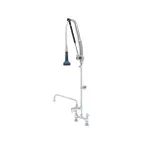 image of T&S Brass B-0123-12CRB8TP Easyinstall Pull Down Pre-Rinse Unit, Deck Mount Base