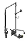 image of T&S Brass B-0131-12-CRBJK Easyinstall Pre-Rinse Unit
