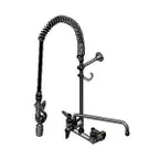 image of T&S Brass B-0133-18CRBJST Easyinstall Pre-Rinse Unit, 8" Wall Mount