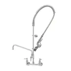 image of T&S Brass B-0133-A12-V-BC Easyinstall Pre-Rinse Unit, Spring Action
