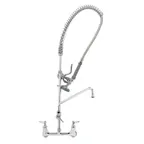 image of T&S Brass B-0133-ADF16-B Easyinstall Pre-Rinse Unit, 8" Wall Mount
