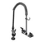 image of T&S Brass B-0133-SWV Easyinstall Pre-Rinse Unit, 8" Wall Mount