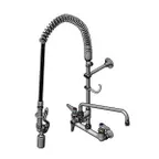image of T&S Brass B-0152-14-CRBCT Easyinstall Pre-Rinse Unit, 8" Wall Mount