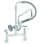 image of T&S Brass B-0175-04 Pre-Rinse Unit, 8" Deck Mount Base