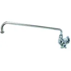 image of T&S Brass B-0210 Sink Faucet, Single with 18" Swing Nozzle, Wall Mounted